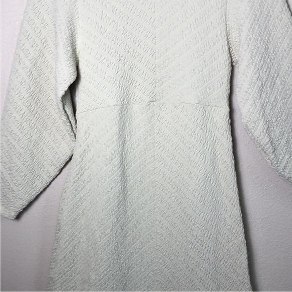 New FREE PEOPLE Gabby Seamless Long Sleeve Midi Dress Wet Plaster Quilted M/L - Picture 10 of 15